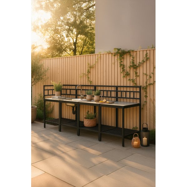 Utekk komplett svart - Alicante