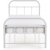 Cadre de lit Saldus blanc 90x200 cm