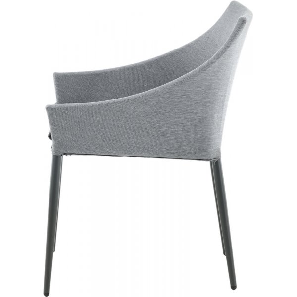 Chaise de salle à manger Spoga - Noir/Gris foncé Chaise de salle à manger Spoga - Noir/Gris foncé