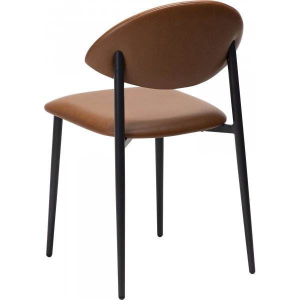 Chaise de salle à manger Tush - PU marron clair Chaise de salle à manger Tush - PU marron clair