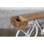 Cykel barbord 182,8x 35,5 cm - Vit/mango