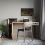 Loyd skrivbord 141x92 cm - Ek/antracit