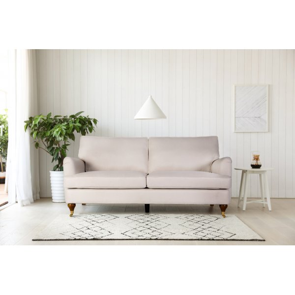 Howard Watford Deluxe soffa 2-sits - Beige tyg
