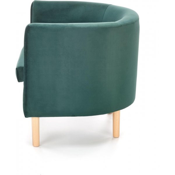 Seal fauteuil - Groen fluweel + Textielreiniging voor meubels Seal fauteuil - Groen fluweel + Textielreiniging voor meubels