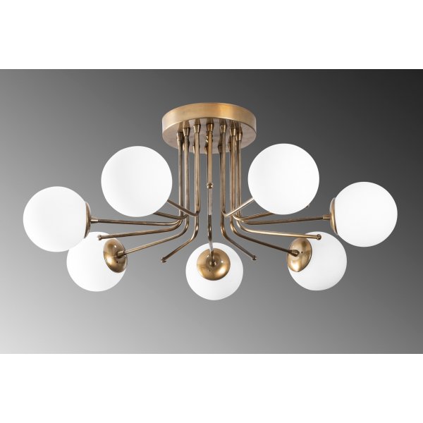 Plafonnier Daisy 146-AV - Or/blanc Plafonnier Daisy 146-AV - Or/blanc