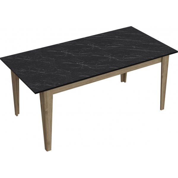 Table à manger Lorenz 180 cm - Noyer/noir Table à manger Lorenz 180 cm - Noyer/noir