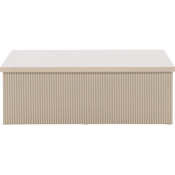 Salontafel beige 90x90 cm - Lennox