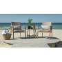 Nordvik ftljset med bord - Konstrotting/Tr + Textilskydd fr mbler