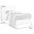Cadre de lit Acoma 90x200 cm - Velours rose + Kit d\\\'entretien des meubles pour textiles
