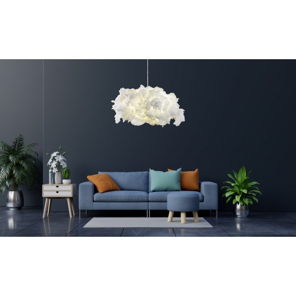 Plafondlamp wolk Ø60 cm - Wit Plafondlamp wolk Ø60 cm - Wit