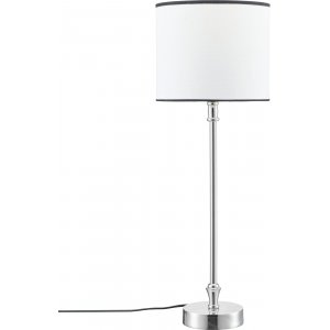 Liam bordslampa - Vit/svart/krom - 58 cm