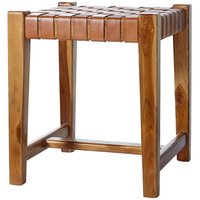 Fotpall Porto - Konjak / Teak Fotpall Porto - Konjak / Teak