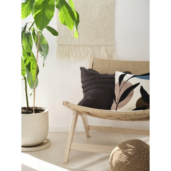 Svea kuddfodral 45 x 45 cm - Asfalt Svea kuddfodral 45 x 45 cm - Asfalt