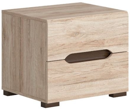 Sängbord i ekfanèr Sängbord i ekfanèr