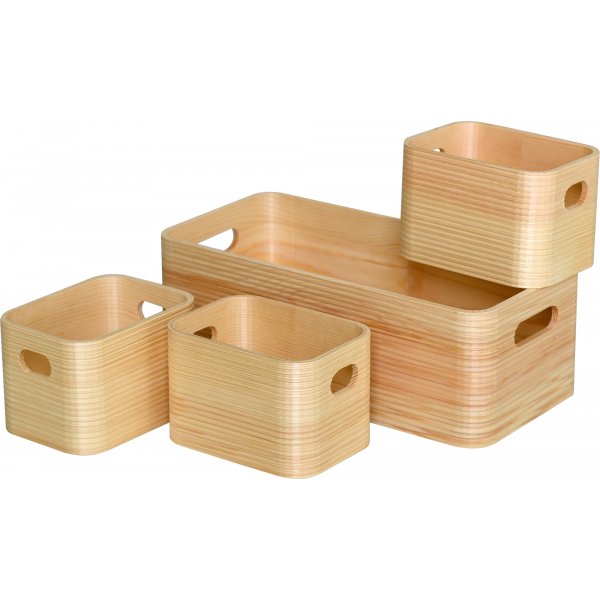 Cello korgar 4 st - Furu Cello korgar 4 st - Furu