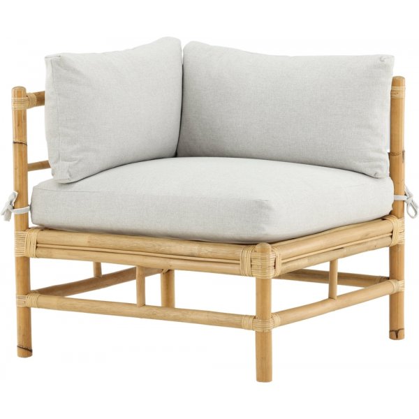 Module d'angle en cannage - Naturel Module d'angle en cannage - Naturel