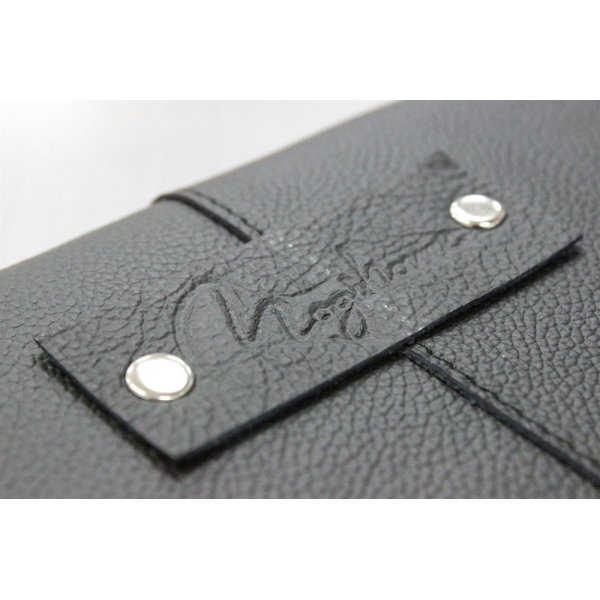 Svea kvadratisk stolsdyna lder - Svart