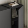Sideboard Dromma 180 cm - Antracit/Svart