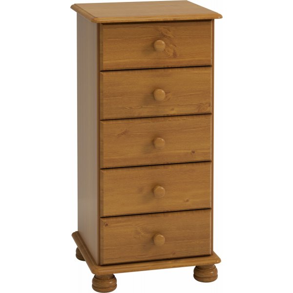 Richmond smal byr med 5 ldor - Brun