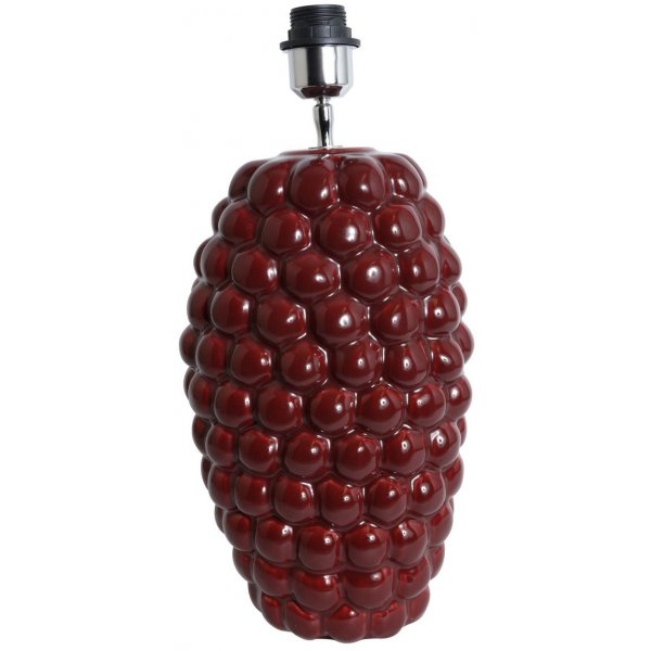 Big Bouble lampfot H48 cm - Rd (Glansig)