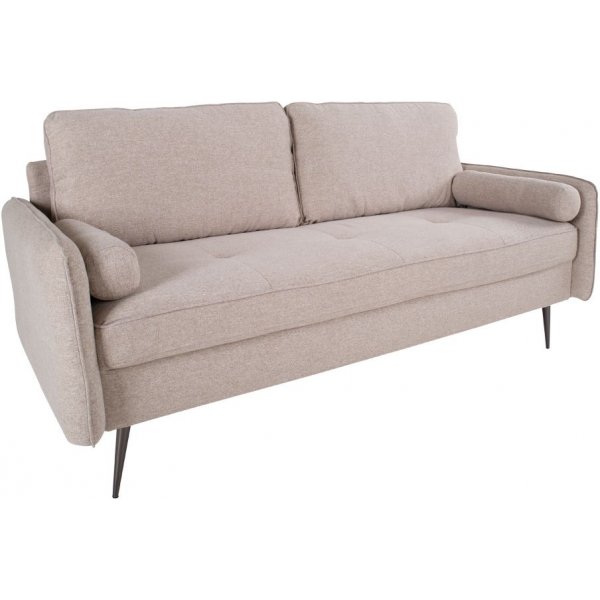 Imola 2,5-sits soffa - Beige/svart