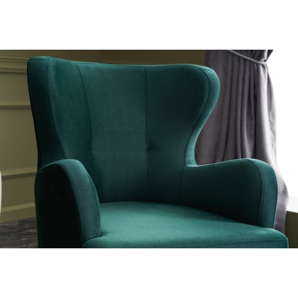 Fauteuil Karina - Vert pétrole Fauteuil Karina - Vert pétrole