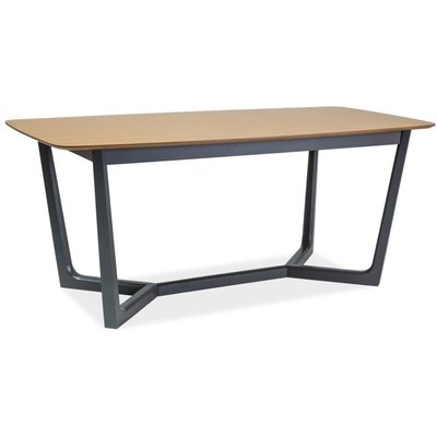 Ernest matbord 180 cm - Ek/svart