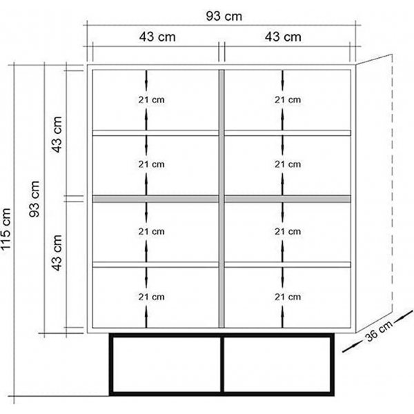 Armoire Quantum Fade - Pin Armoire Quantum Fade - Pin