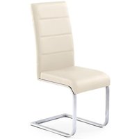 Macy stol - Beige (PU) / Krom Macy stol - Beige (PU) / Krom