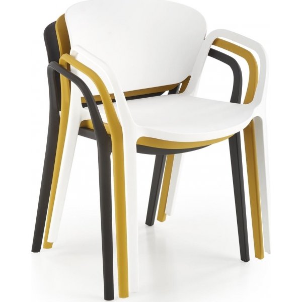 Chaise de salle  manger Cadeira 491 - Blanc