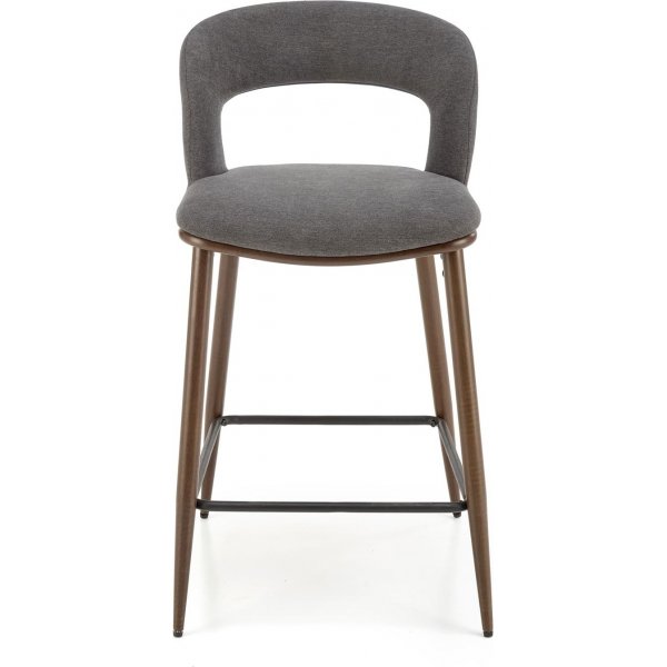 Tabouret de bar Pelican 114 - Gris/noyer