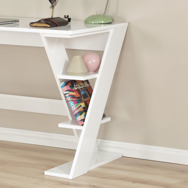 Lungo skrivbord 140 x 60 cm - Vit Lungo skrivbord 140 x 60 cm - Vit