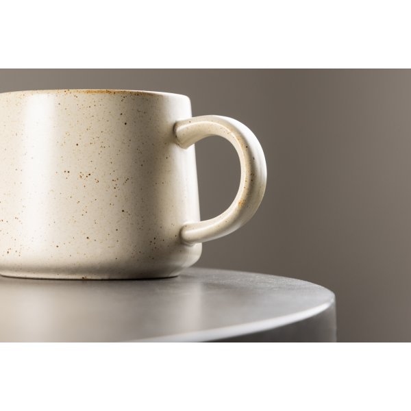 Active tekopp Ø9 cm - Beige/Svart Active tekopp Ø9 cm - Beige/Svart