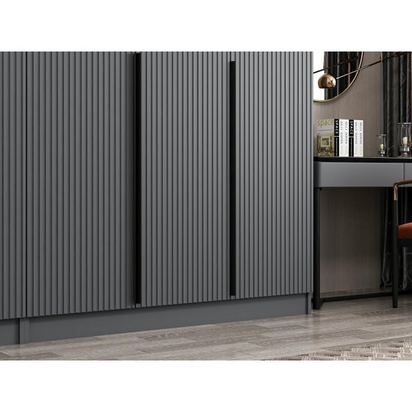 Armoire Cikani 270x52x210 cm, variante B - Anthracite