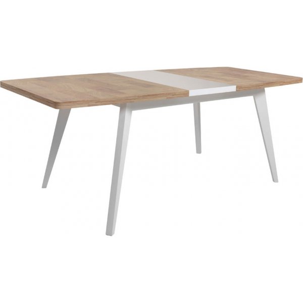 Table à manger Alameda 160-200 x 90 cm - Chêne Westminster/blanc Table à manger Alameda 160-200 x 90 cm - Chêne Westminster/blanc