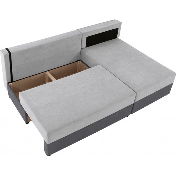 Canapé-lit déchiré - Gris Canapé-lit déchiré - Gris