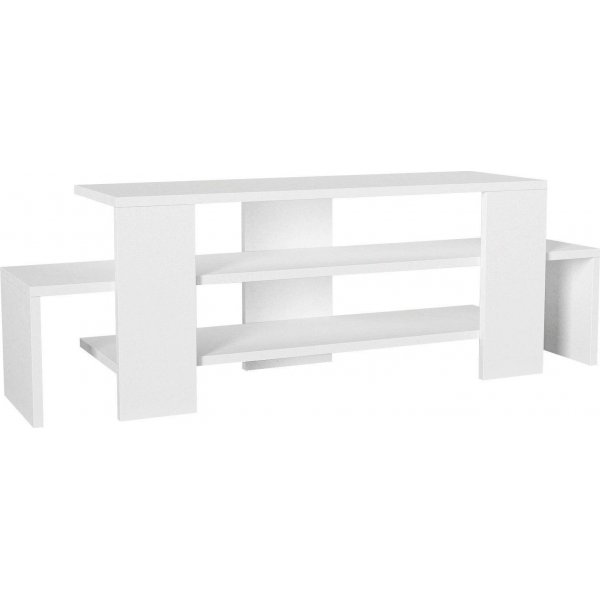 Sole TV-b�nk - Vit/valn�t