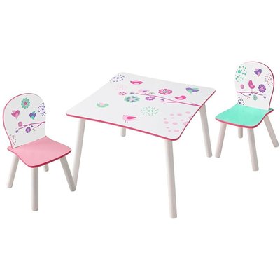Flower bord och stolar