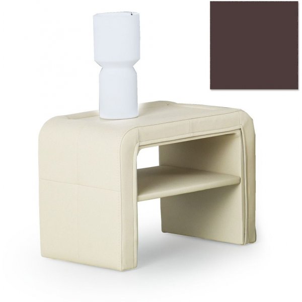 Hilda sngbord - Mrk Brunt Eco lder