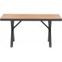 Garcia matbord 150 x 90 cm - Svart/Natur