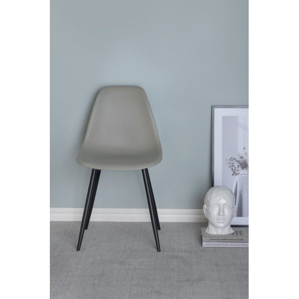 Bridge matstol - Grå plast Bridge matstol - Grå plast