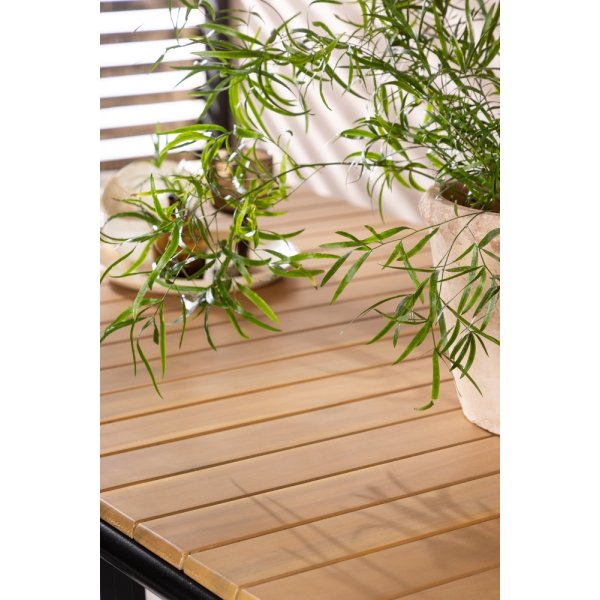 Holmbeck utematgrupp med 6 st Copacabana stolar - Svart/Natur Holmbeck utematgrupp med 6 st Copacabana stolar - Svart/Natur