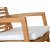 Santander loungegroep - Teak/wit