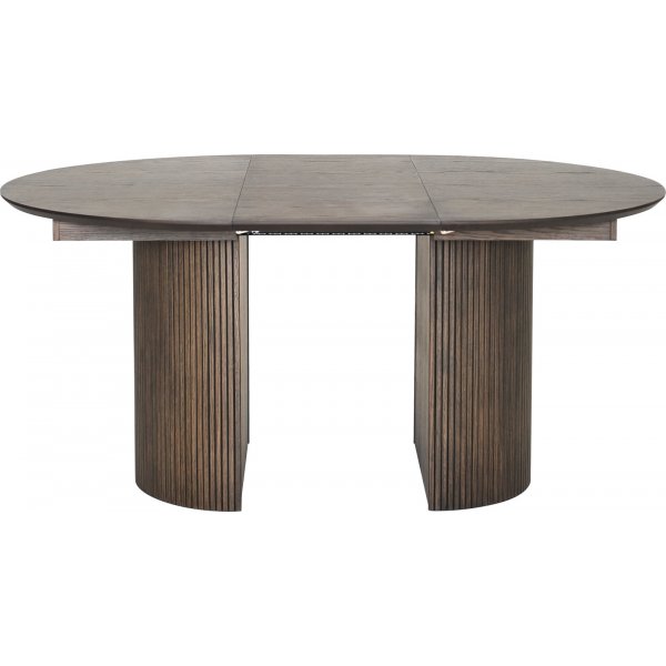 Scarlett matbord 120-165x120 cm - Brunlackad ek Scarlett matbord 120-165x120 cm - Brunlackad ek