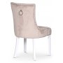 Tuva Decotique stol (Rygghandtag) - Beige sammet