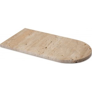 Badrumsbricka i beige Travertinmarmor Badrumsbricka i beige Travertinmarmor
