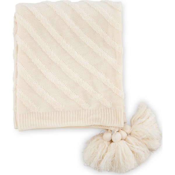 Lo pläd 130x170 cm - Vit Lo pläd 130x170 cm - Vit