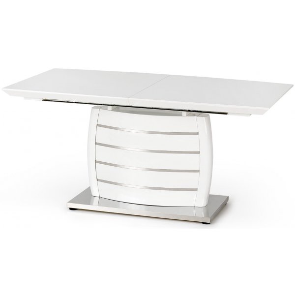 Birgitta förlängningsbart matbord 160-200 cm i vit högglans Birgitta förlängningsbart matbord 160-200 cm i vit högglans