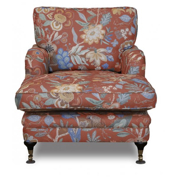 Howard Spirit divanfåtölj i blommigt tyg - Eden Parrot Terracotta Howard Spirit divanfåtölj i blommigt tyg - Eden Parrot Terracotta