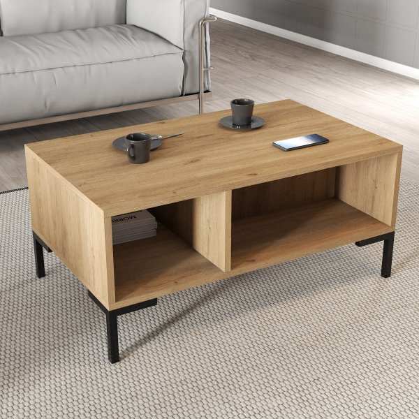 Table basse Aurora 90 x 41,6 cm - Chêne Table basse Aurora 90 x 41,6 cm - Chêne